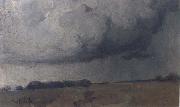 Tom roberts Storm clouds oil painting artist